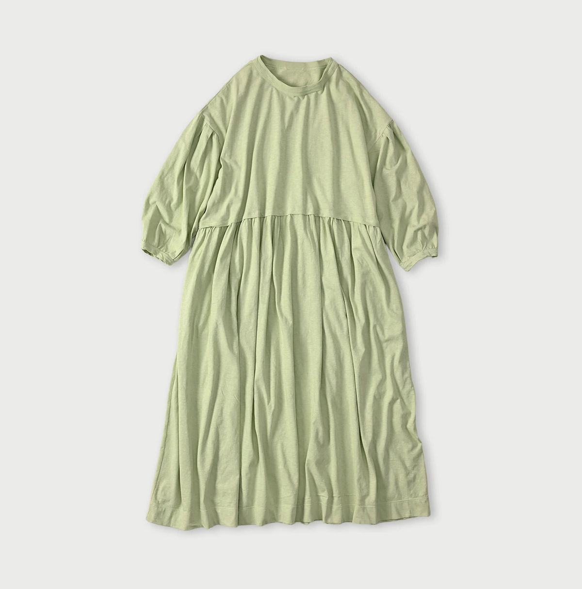 45R Tenjiku Puff Sleeve Dress