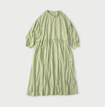 45R Tenjiku Puff Sleeve Dress