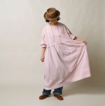 45R Tenjiku Puff Sleeve Dress