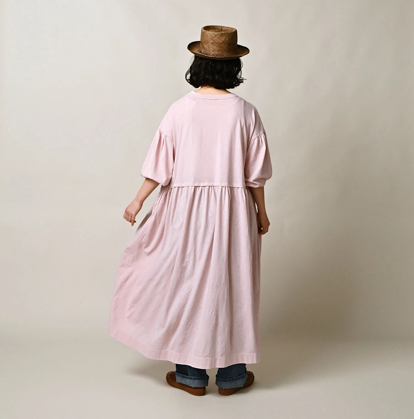 45R Tenjiku Puff Sleeve Dress - Image 7