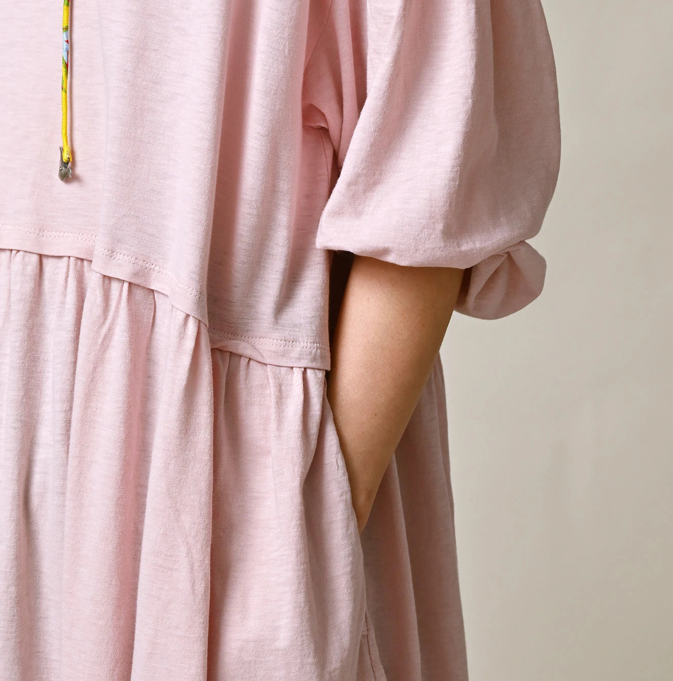 45R Tenjiku Puff Sleeve Dress - Image 10