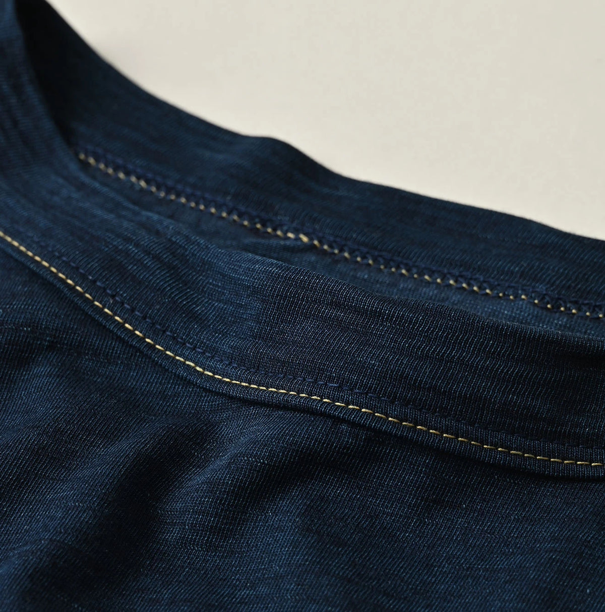 45R Indigo Tenjiku Puff Sleeve Dress