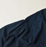 45R Indigo Tenjiku Puff Sleeve Dress