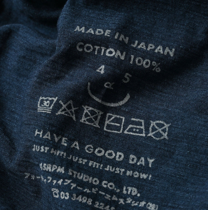 45R Indigo Tenjiku Puff Sleeve Dress - Image 17