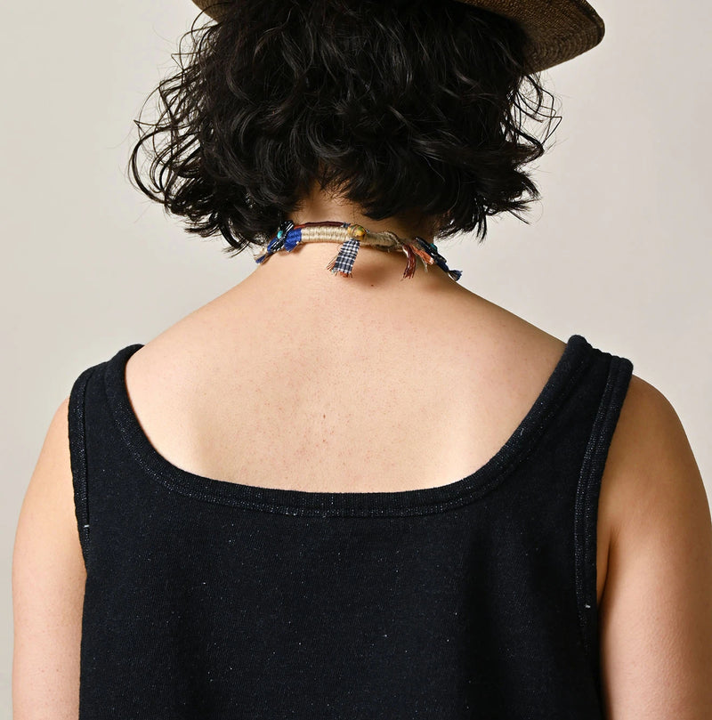 45R Indigo Mix Frill × Sweat Tank Top - Image 10