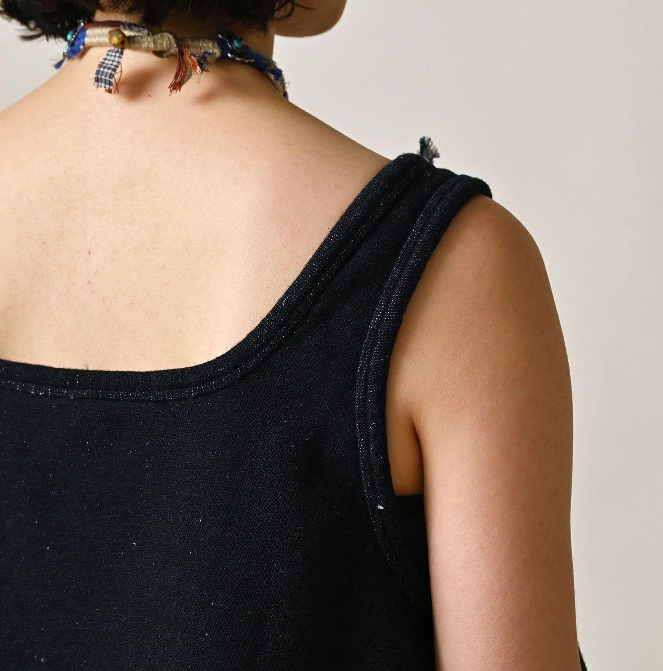 45R Indigo Mix Frill × Sweat Tank Top - Image 11