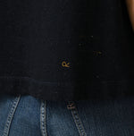 45R Indigo Mix Frill × Sweat Tank Top