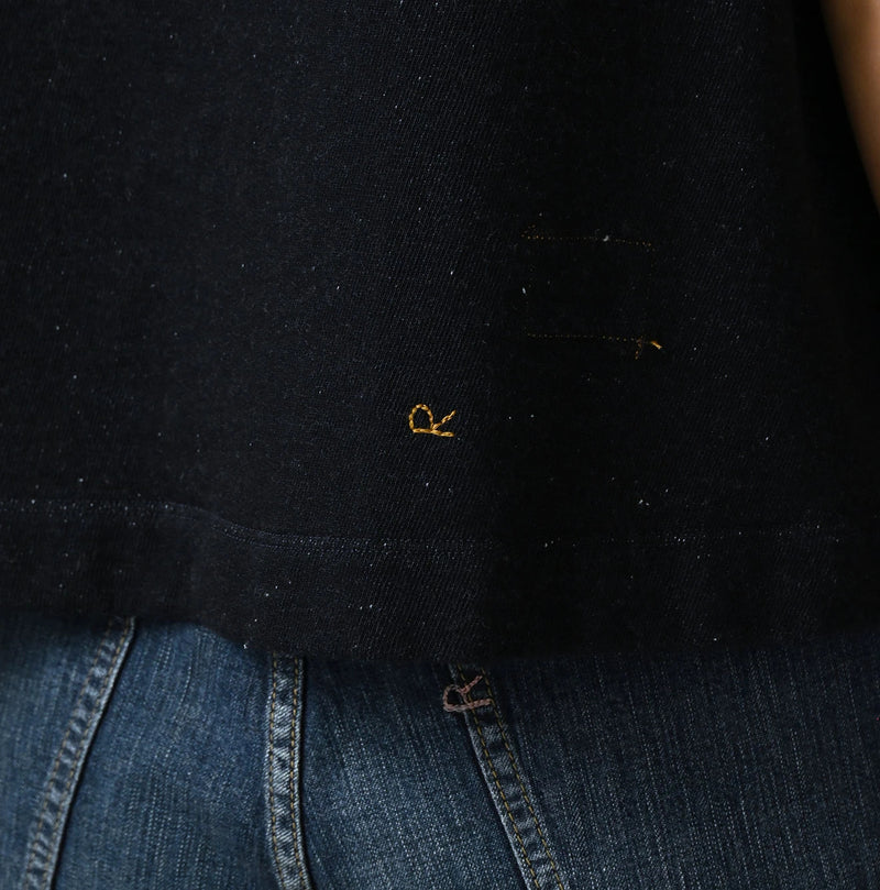 45R Indigo Mix Frill × Sweat Tank Top - Image 12