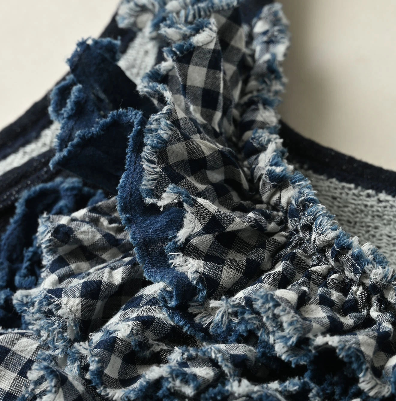 45R Indigo Mix Frill × Sweat Tank Top - Image 15