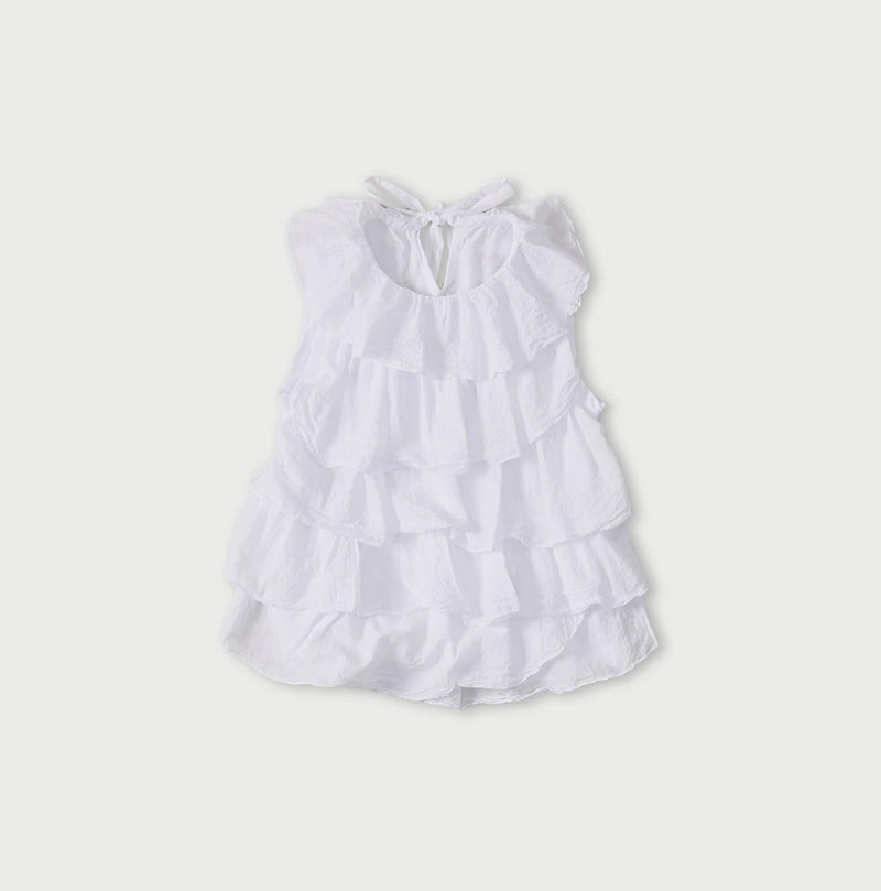 45R Tenjiku x Gauze Frilled Camisole - Image 1