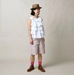 45R Tenjiku x Gauze Frilled Camisole