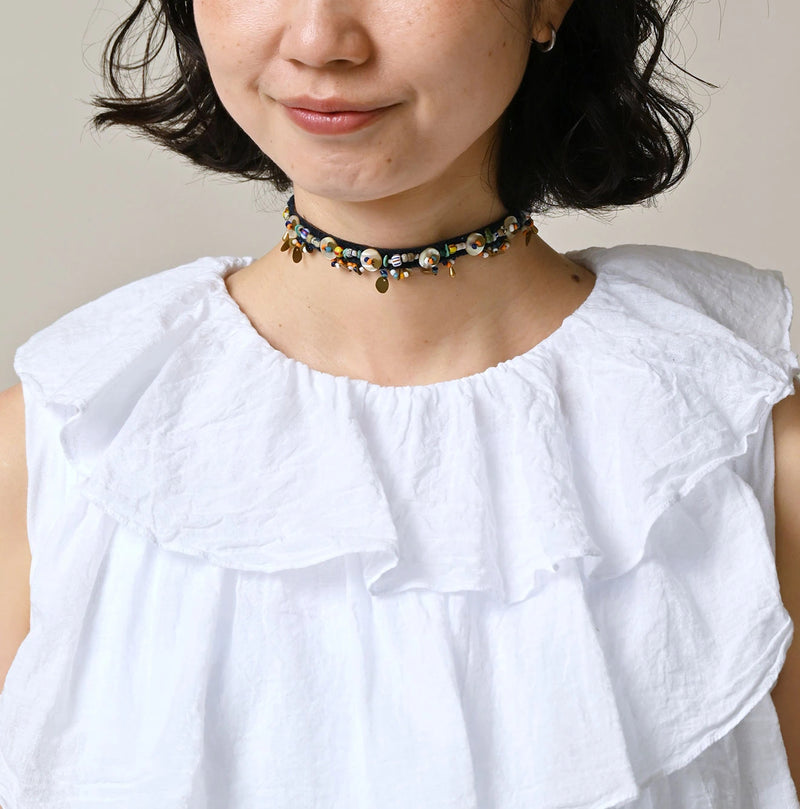 45R Tenjiku x Gauze Frilled Camisole - Image 6