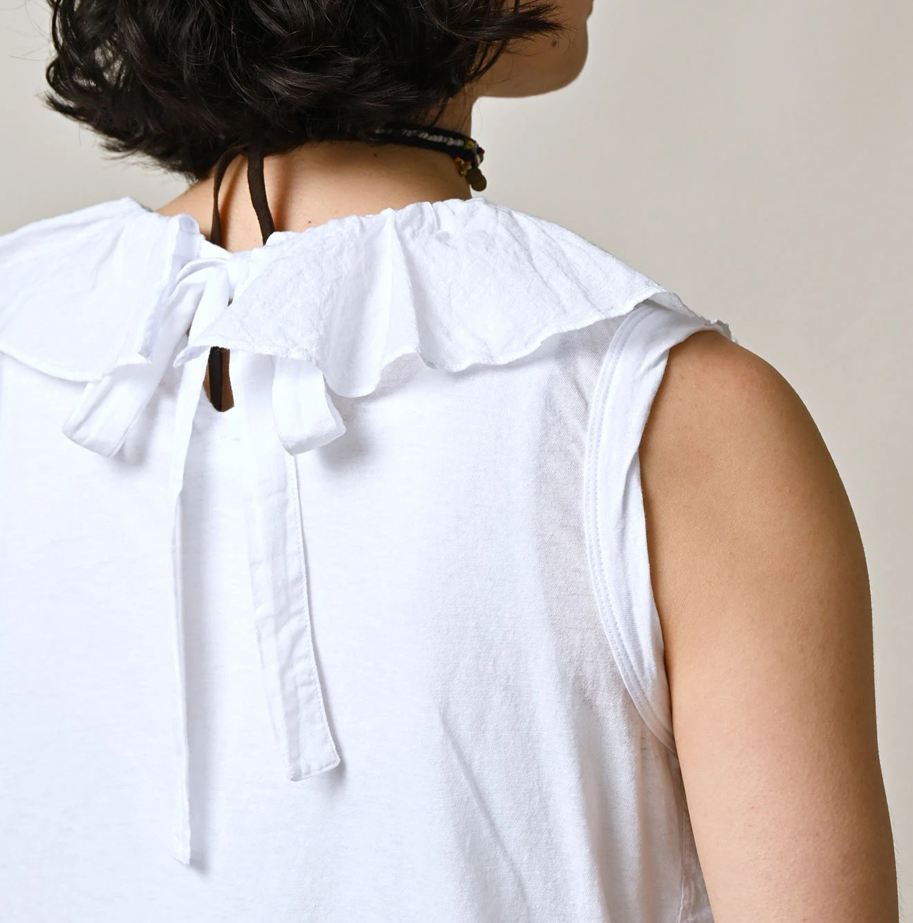 45R Tenjiku x Gauze Frilled Camisole - Image 9