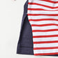 Tricolor Basque Stripe Big Slit T-shirt