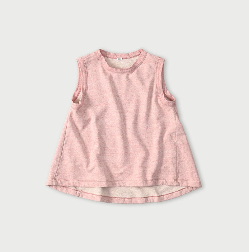 45R Cotton Fleece Sleeveless Top (Top-dyed) - Image 2