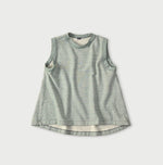 45R Cotton Fleece Sleeveless Top (Top-dyed)