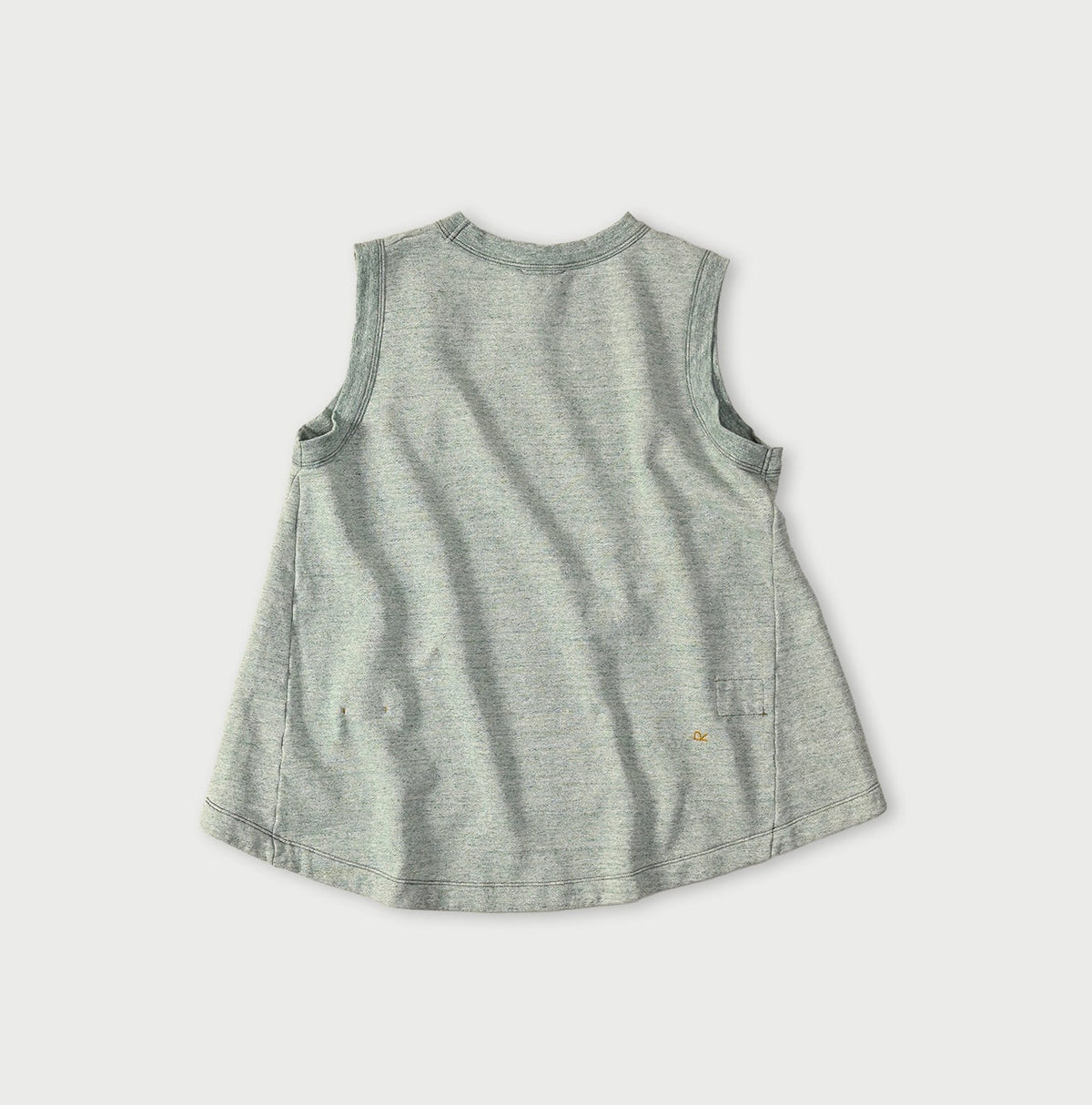 45R Cotton Fleece Sleeveless Top (Top-dyed)