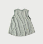 45R Cotton Fleece Sleeveless Top (Top-dyed)