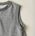 45R Cotton Fleece Sleeveless Top (Top-dyed)