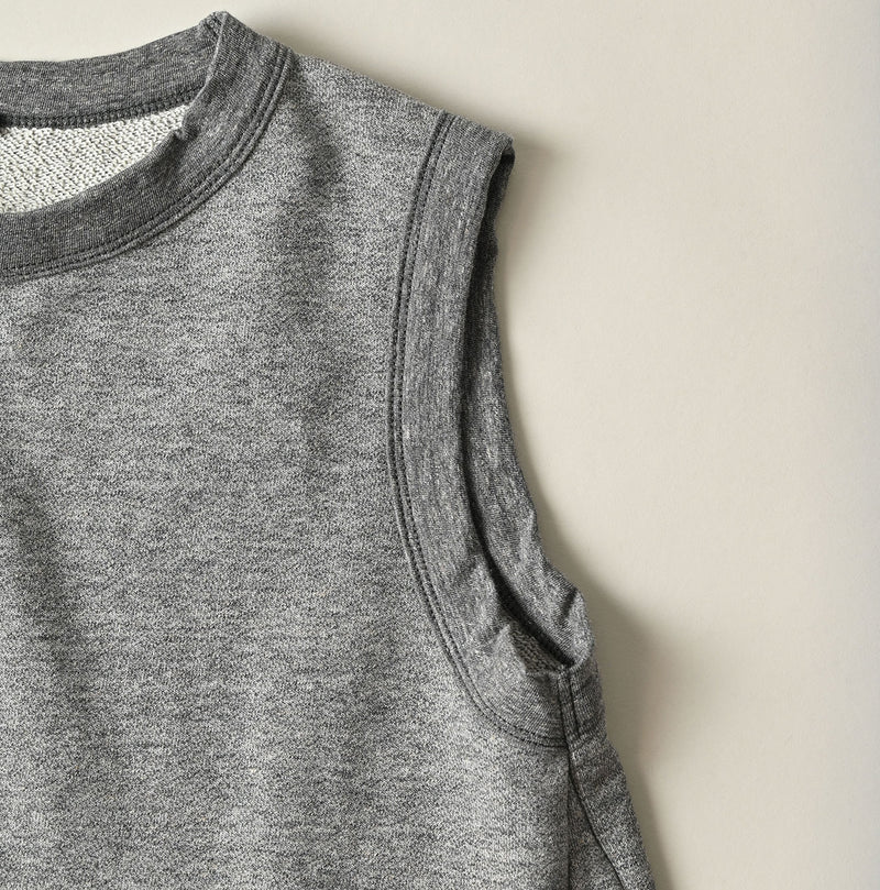 45R Cotton Fleece Sleeveless Top (Top-dyed) - Image 16