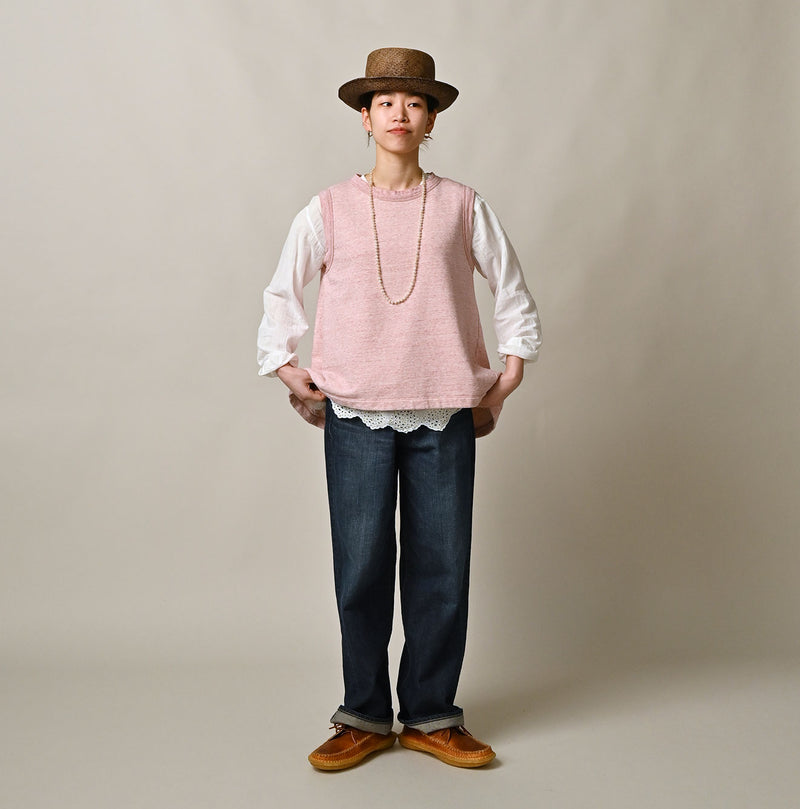 45R Cotton Fleece Sleeveless Top (Top-dyed) - Image 5