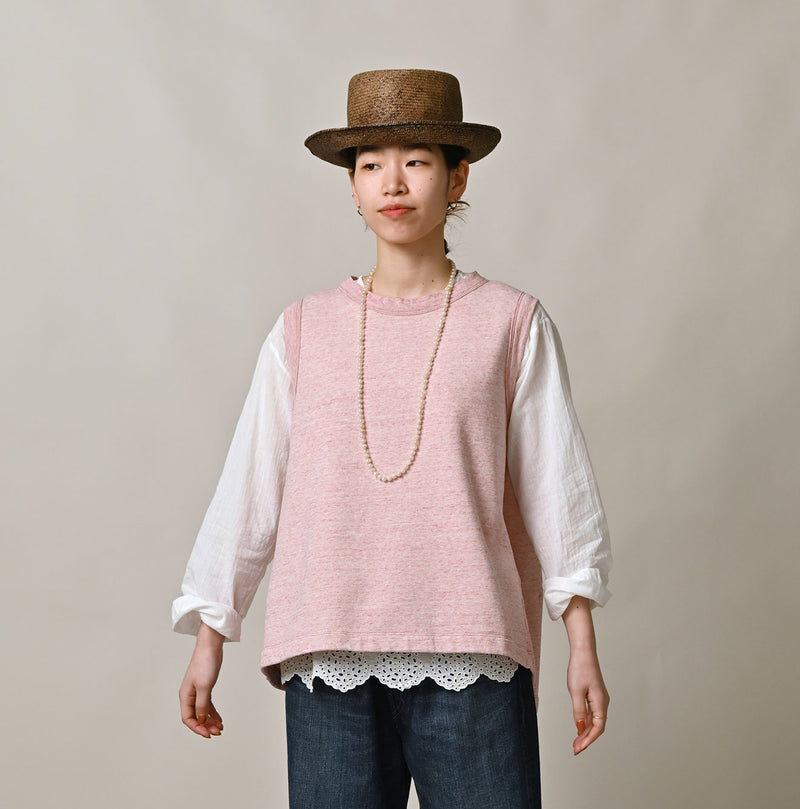 45R Cotton Fleece Sleeveless Top (Top-dyed) - Image 6