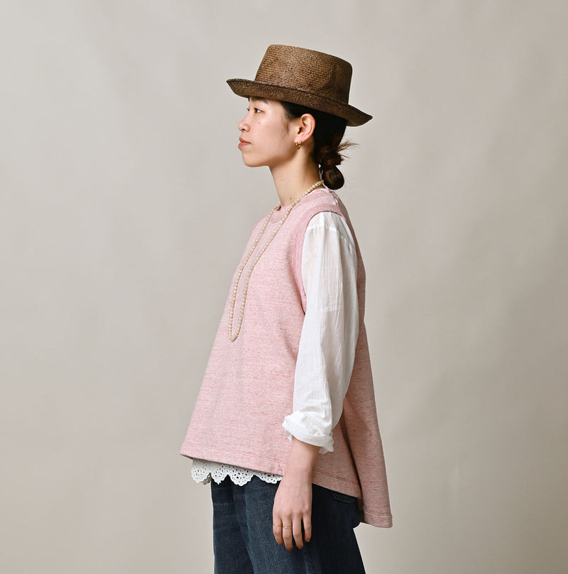 45R Cotton Fleece Sleeveless Top (Top-dyed) - Image 7