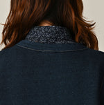 45R Indigo Cotton Fleece Sleeveless Top