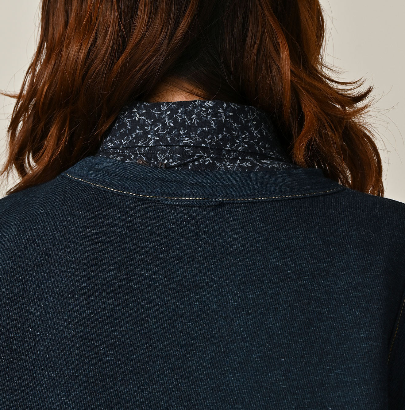 45R Indigo Cotton Fleece Sleeveless Top - Image 11