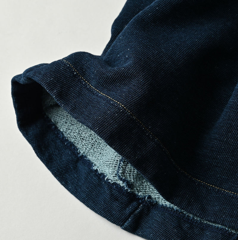 45R Indigo Cotton Fleece Sleeveless Top - Image 16