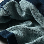 45R Indigo Cotton Fleece Sleeveless Top