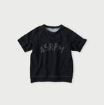 45R Indigo Cotton Fleece Logo de Petti Top