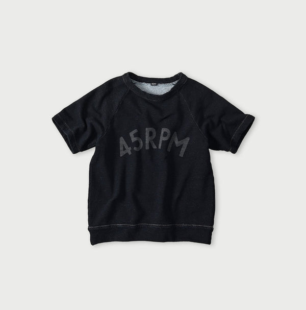 45R Indigo Cotton Fleece Logo de Petti Top