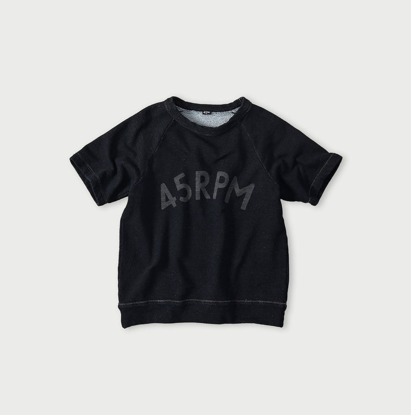 45R Indigo Cotton Fleece Logo de Petti Top - Image 2