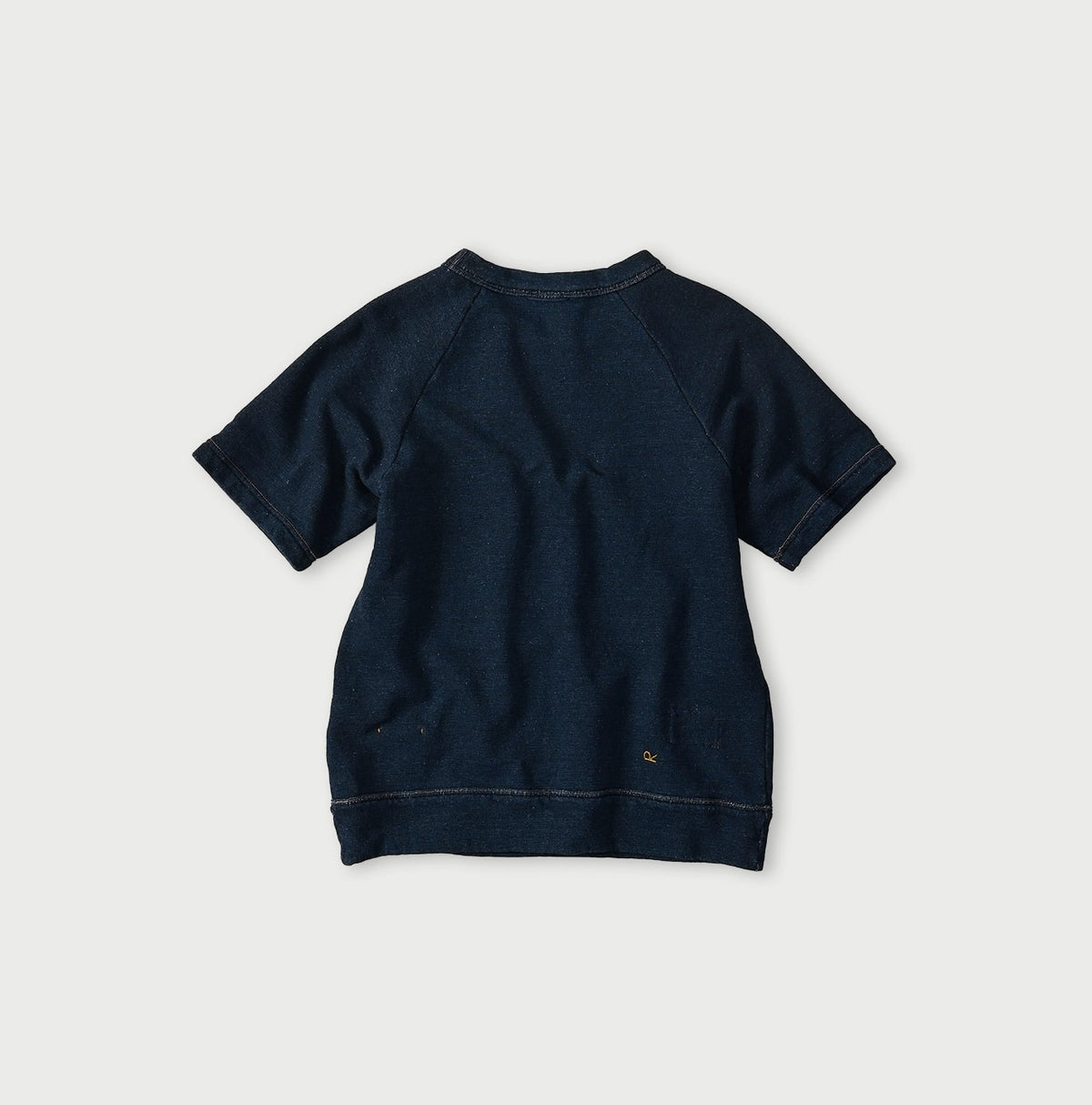 45R Indigo Cotton Fleece Logo de Petti Top