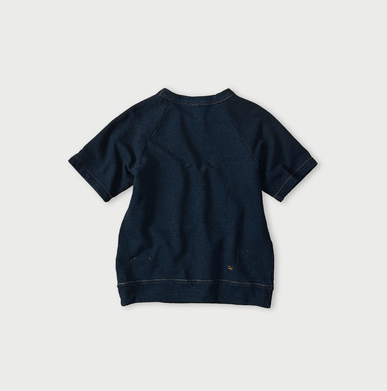 45R Indigo Cotton Fleece Logo de Petti Top - Image 3