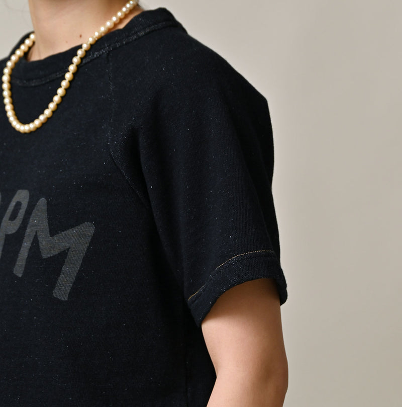 45R Indigo Cotton Fleece Logo de Petti Top - Image 10