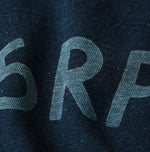 45R Indigo Cotton Fleece Logo de Petti Top