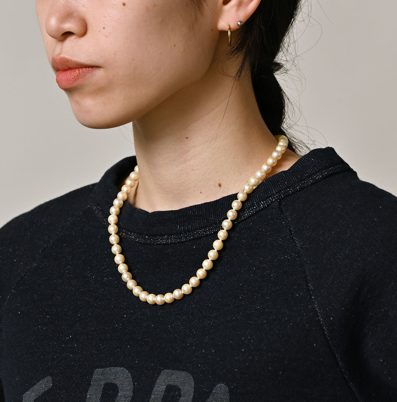 45R Indigo Cotton Fleece Logo de Petti Top - Image 8