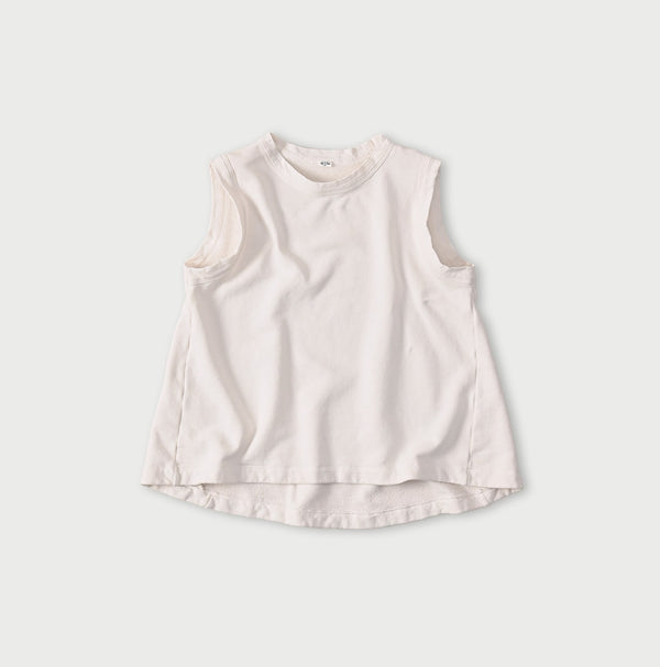 45R Cotton Fleece Sleeveless Top