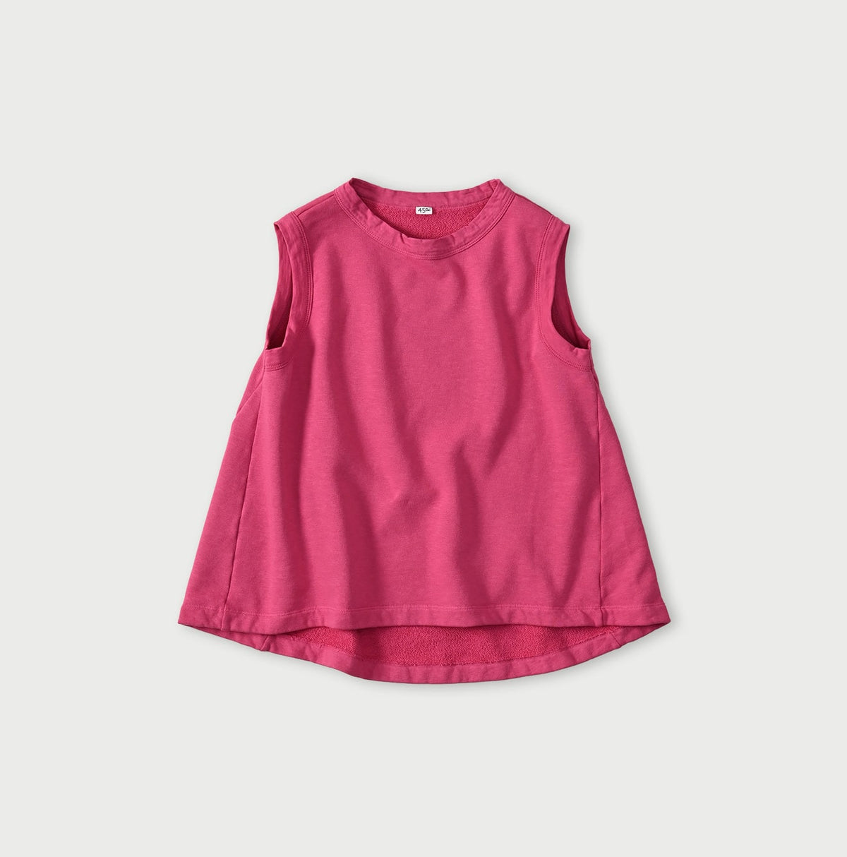 45R Cotton Fleece Sleeveless Top