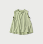 45R Cotton Fleece Sleeveless Top