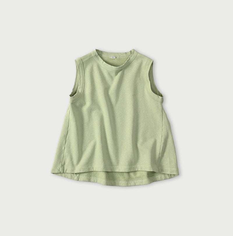 45R Cotton Fleece Sleeveless Top - Image 4