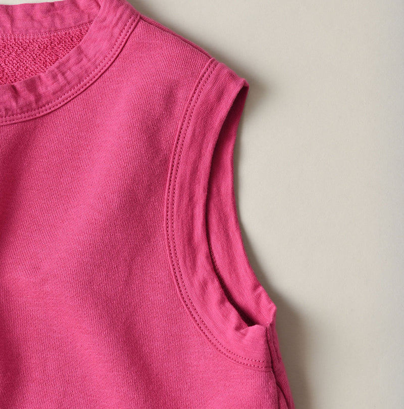 45R Cotton Fleece Sleeveless Top - Image 15