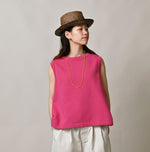 45R Cotton Fleece Sleeveless Top