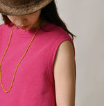 45R Cotton Fleece Sleeveless Top