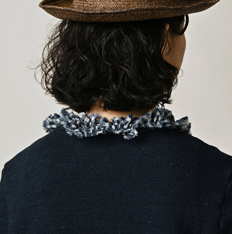 45R Indigo Mix Frill × Sweat Bolero - Image 8