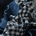 45R Indigo Mix Frill × Sweat Bolero