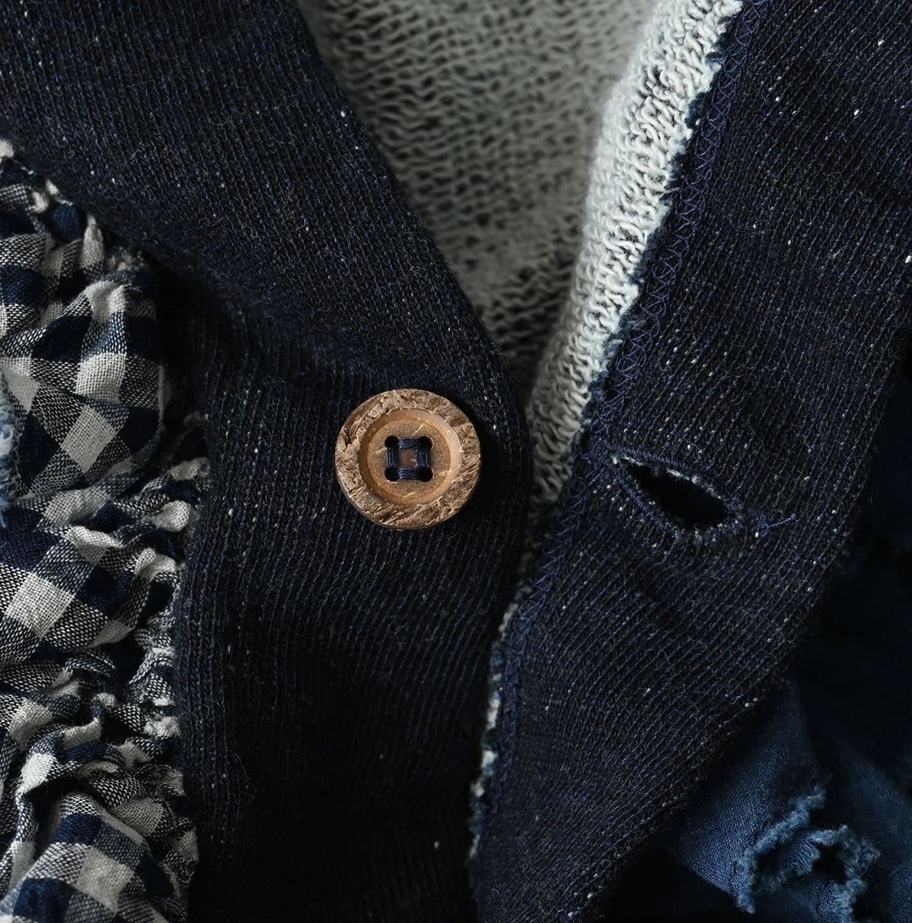 45R Indigo Mix Frill × Sweat Bolero - Image 13