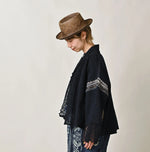 45R Indigo Knit-sewn Bolero